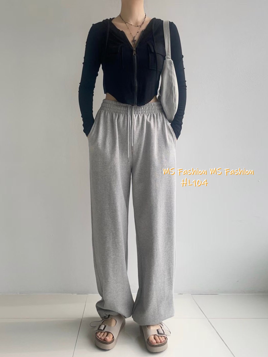 HL104 韓國🌼Howluk兩著可束腳休閒褲