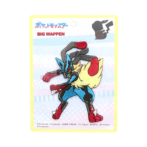 Pokemon 刺繡燙貼 路卡利歐 PXG007