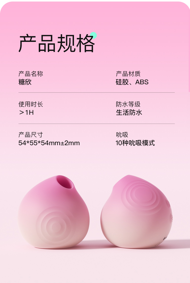 糖欣【小巧輕盈】陰蒂吸啜器