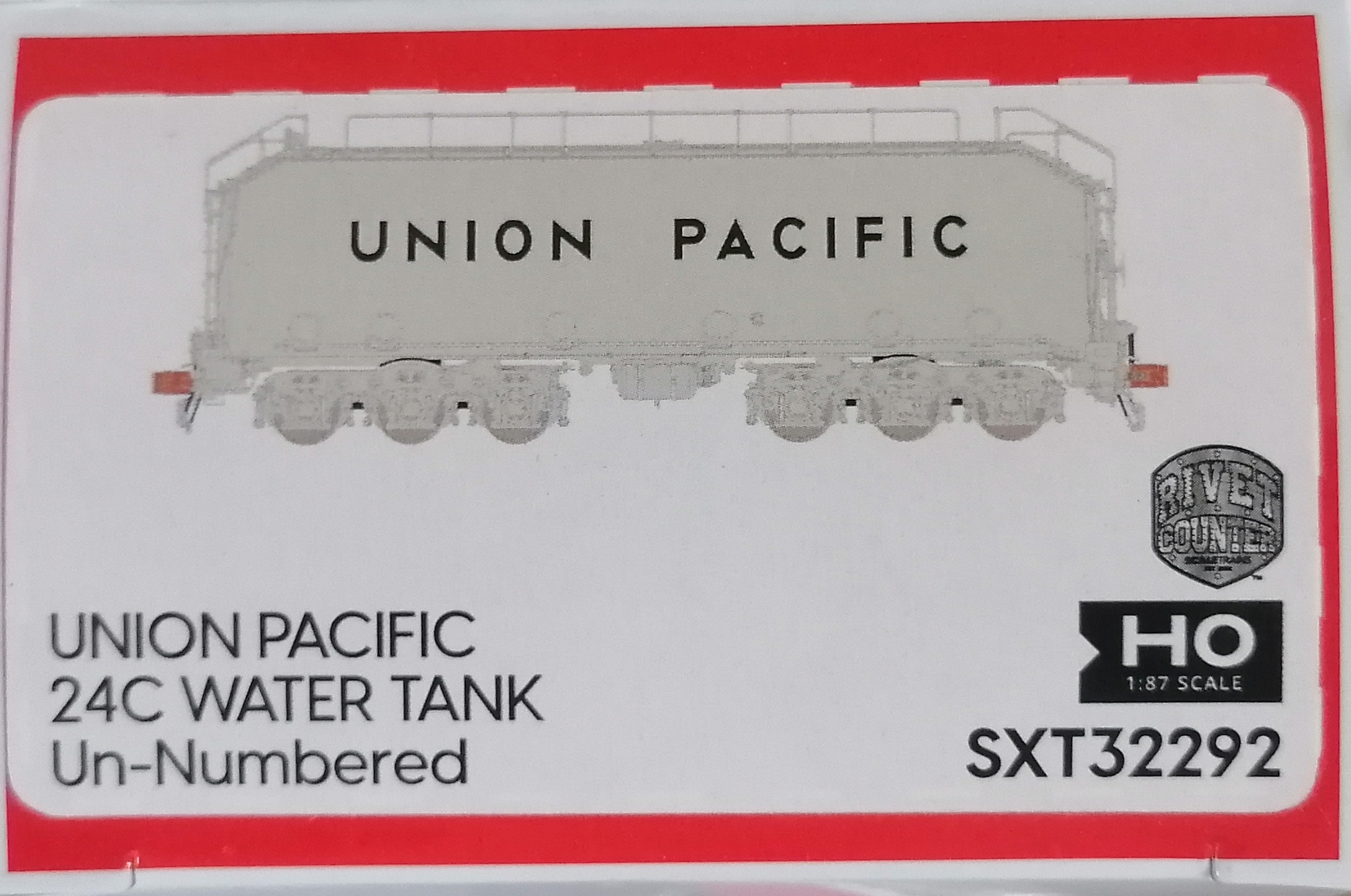 Scaletrains SXT32292 Union Pacific silver Water Tender HO-Scale