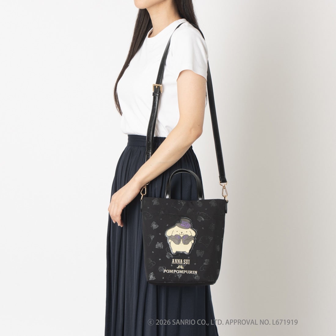 🎀【預訂】Anna Sui x Pompompurin 迷你肩背包