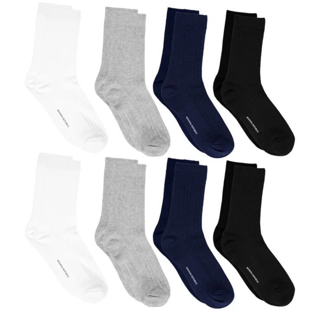 加拿大直送快閃 Banana Republic 羅紋襪（8 對）