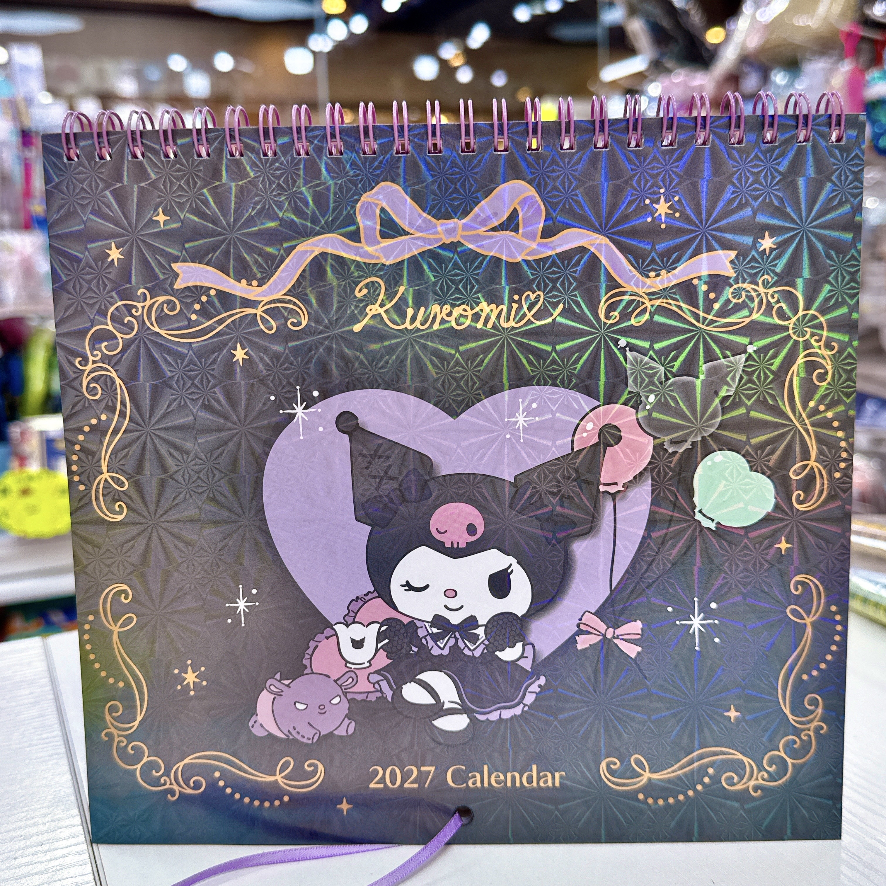 原裝行貨Sanrio 2027年 掛曆 香港假期農曆對照