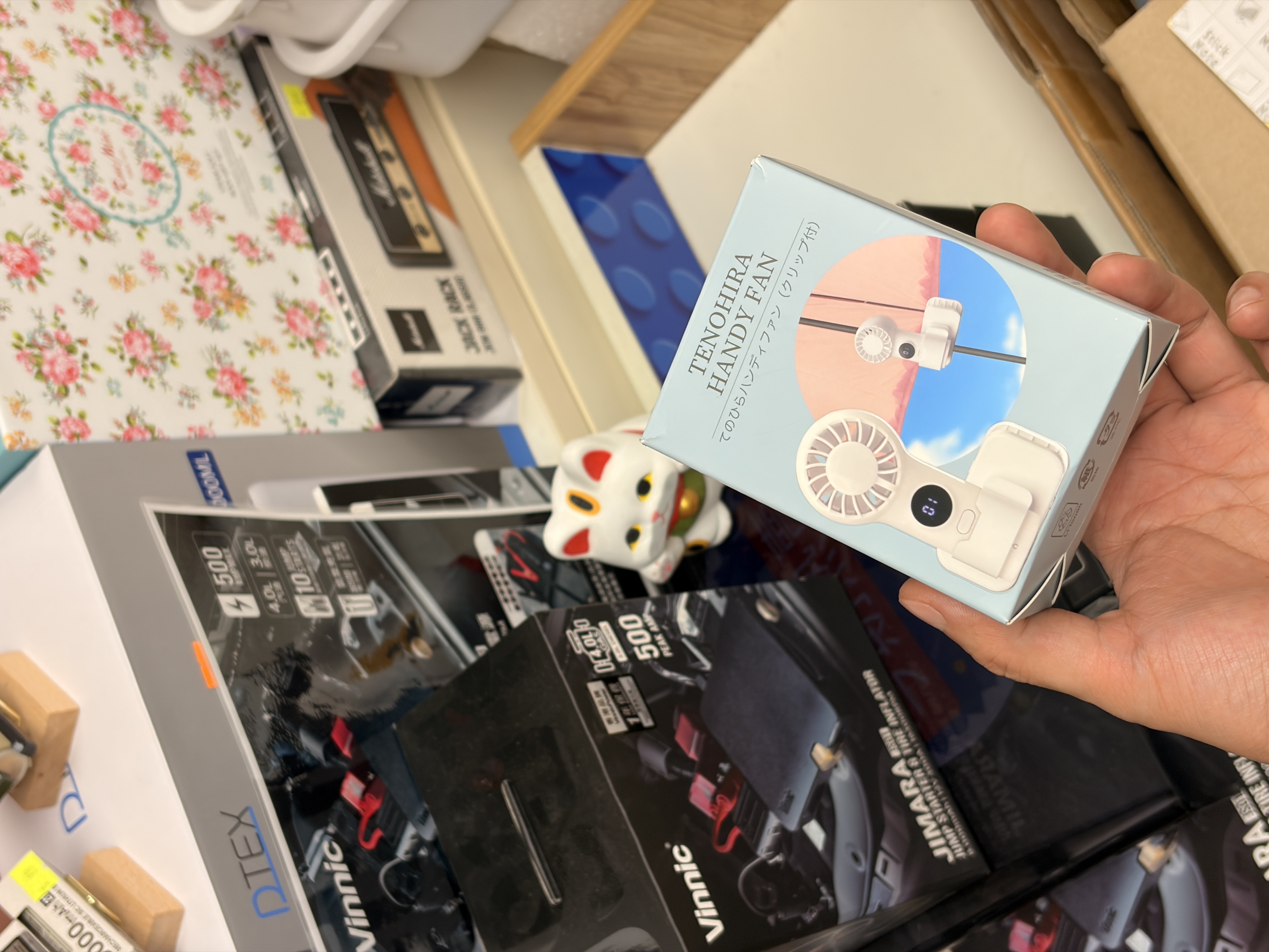 DRETEC FN-209 掌上型手持風扇（附夾子）