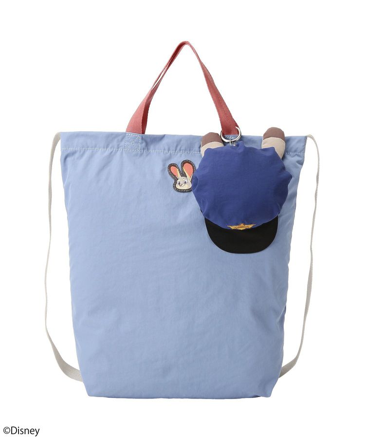 🎀【預訂】earth music&ecology x Zootopia Tote Bag with Cap Keychain - Judy