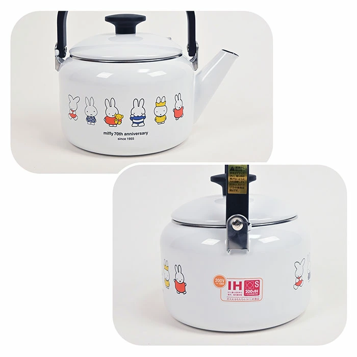 【現貨】🔥🔥【日本直送《FUJIHORO》MIFFY 70週年紀念琺瑯水煲】