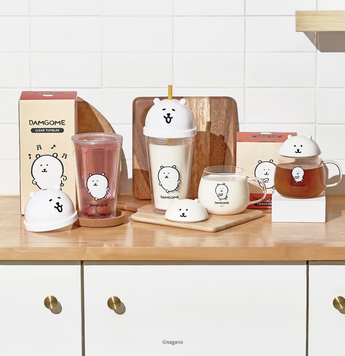 韓國預訂📍Joke Bear得意大頭樣水杯/玻璃杯