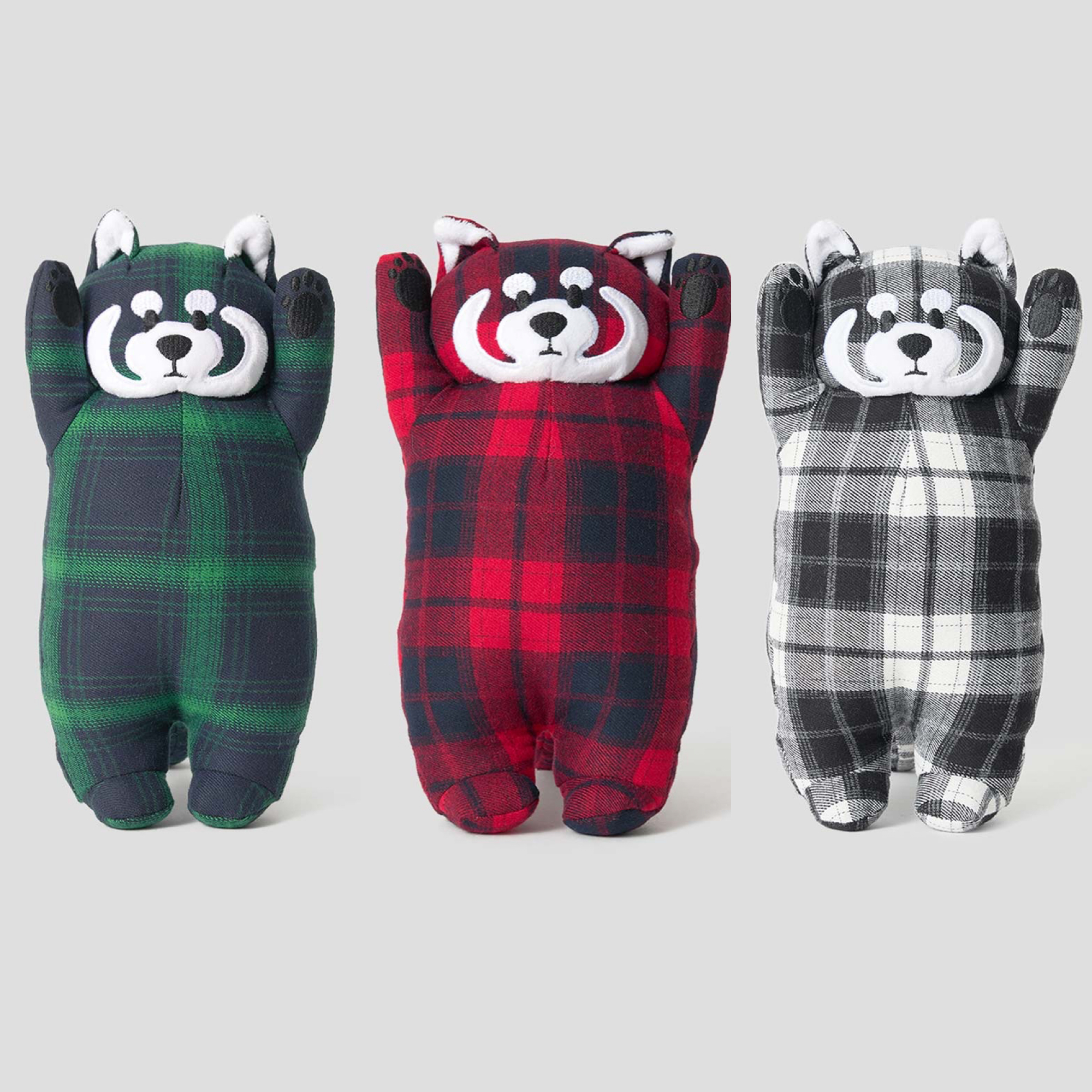 📦訂購 日本限定 graniph IKAKU Red Panda 小熊貓 格仔公仔