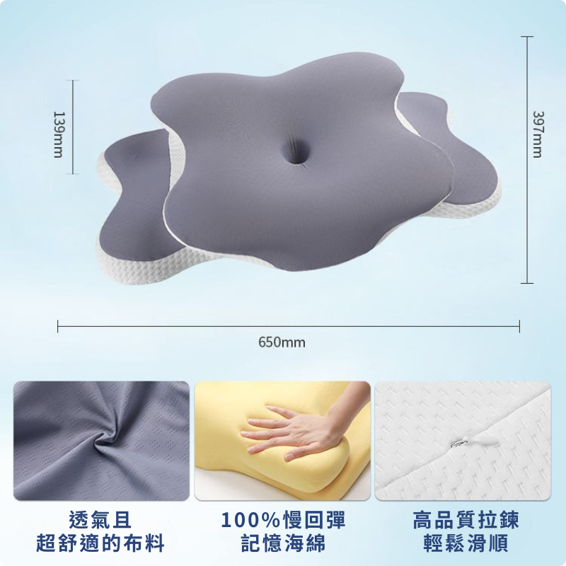 香港行貨 ZERO Pillow Plus 專業護頸釋壓人體工學枕