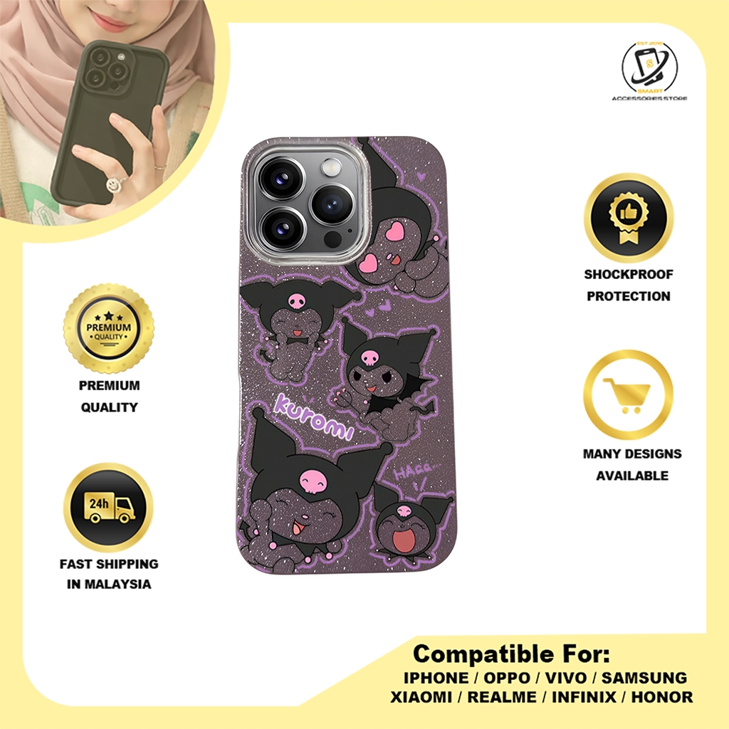 BLING CASE PHONE FOR IPHONE - DESIGN KUROMI F