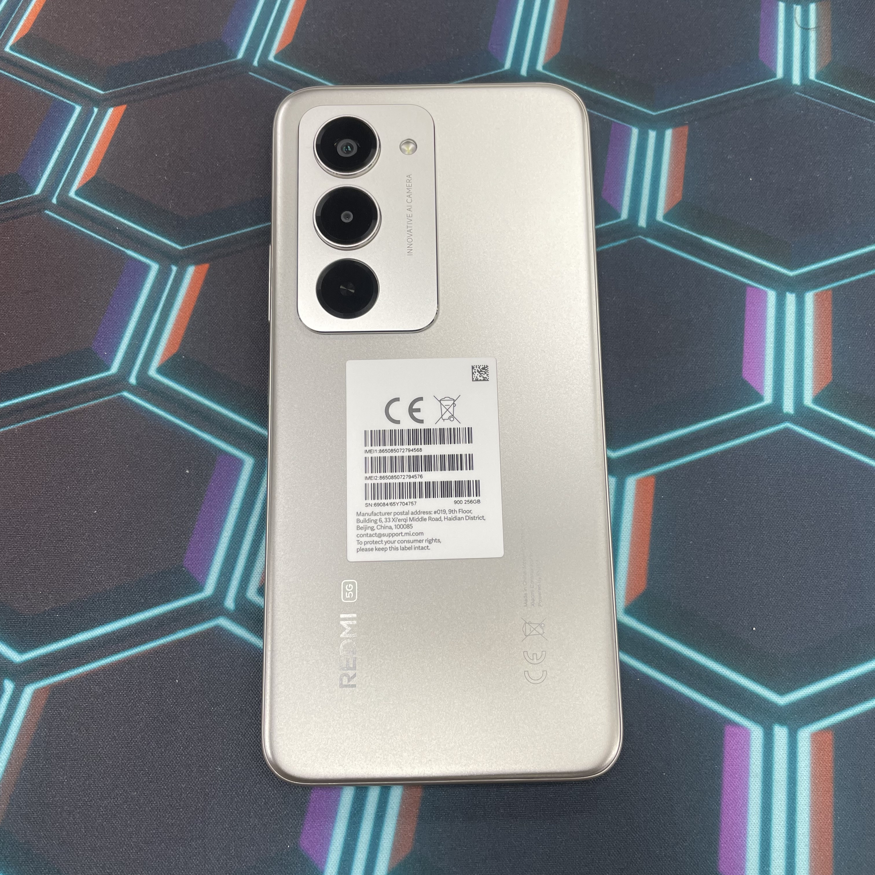 *6662 RedMi 15 5G 完美機 8+256GB 灰色 gray
