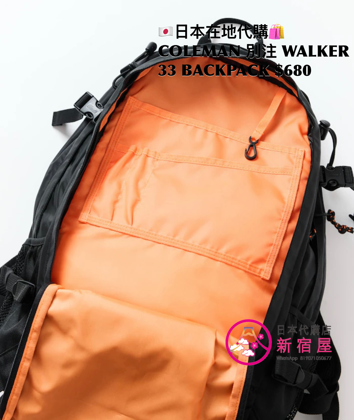 COLEMAN 別注 WALKER 33 BACKPACK