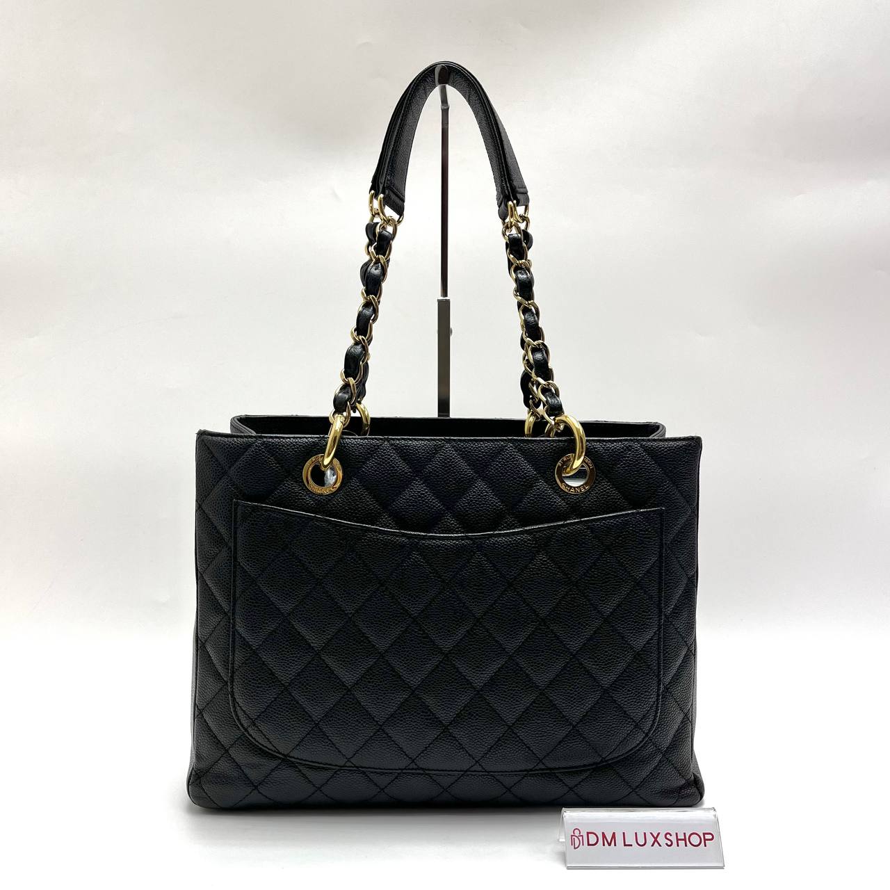 Chanel Black Caviar GST GHW (Serial 15)