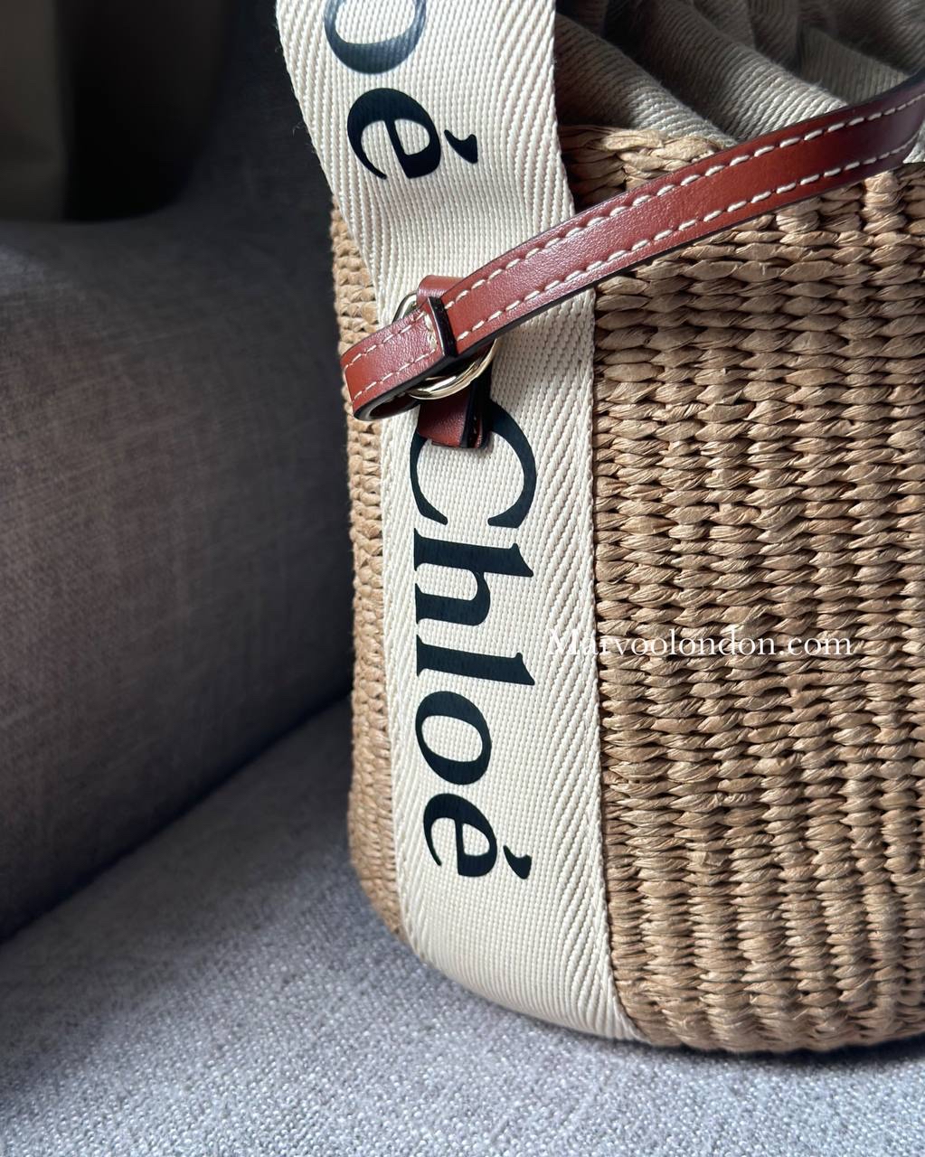 限時優惠✨訂貨❤️Chloe woody basket 🔖Color : White