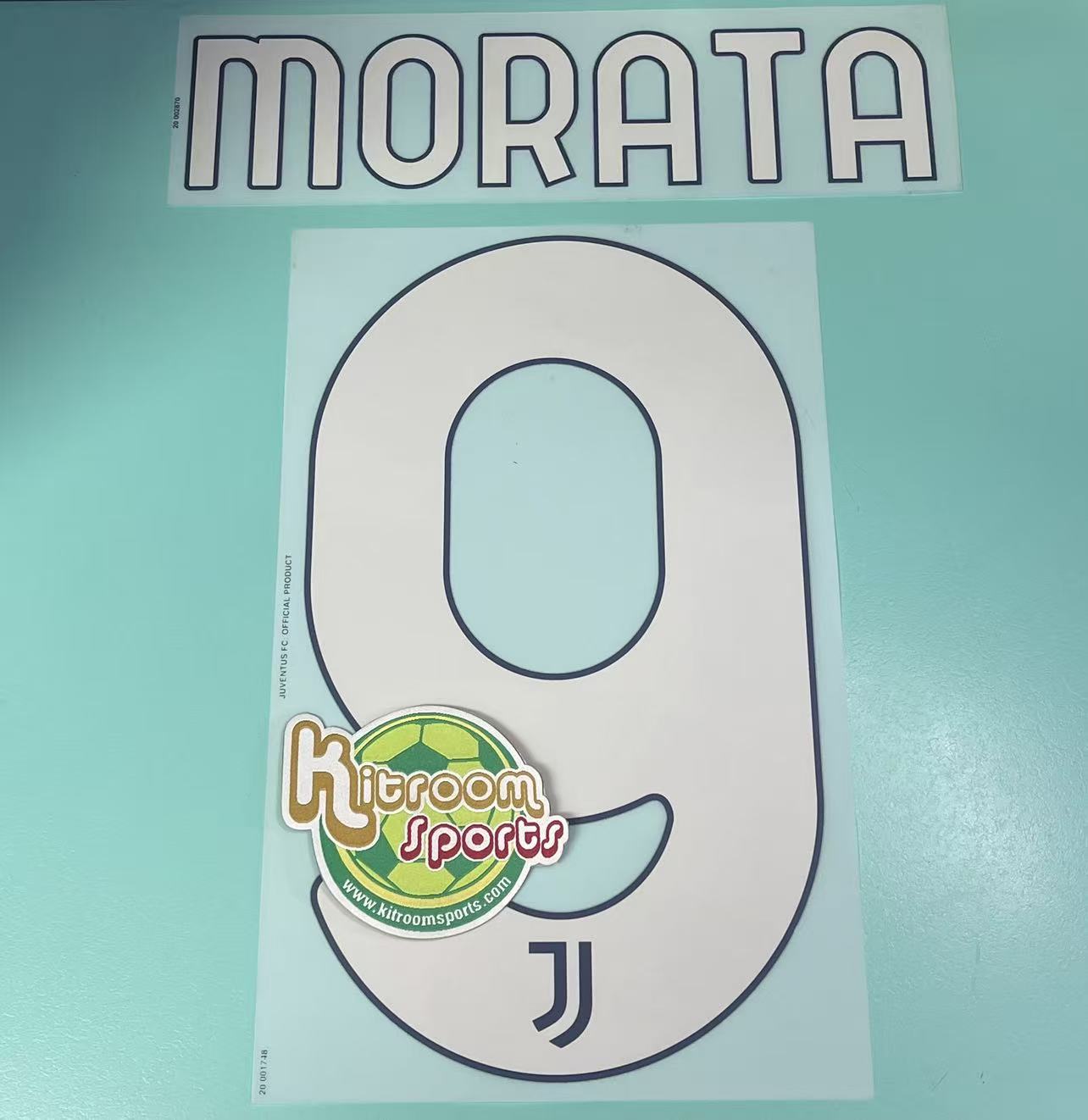 2020-21 Juventus 3rd Nameset #9 MORATA