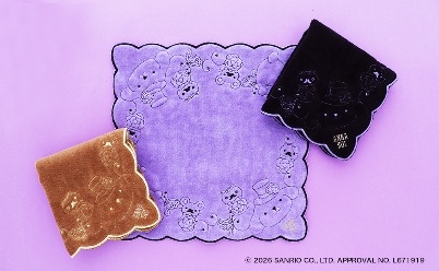 🎀【預訂】Anna Sui x Pompompurin  刺繡毛巾手帕 T