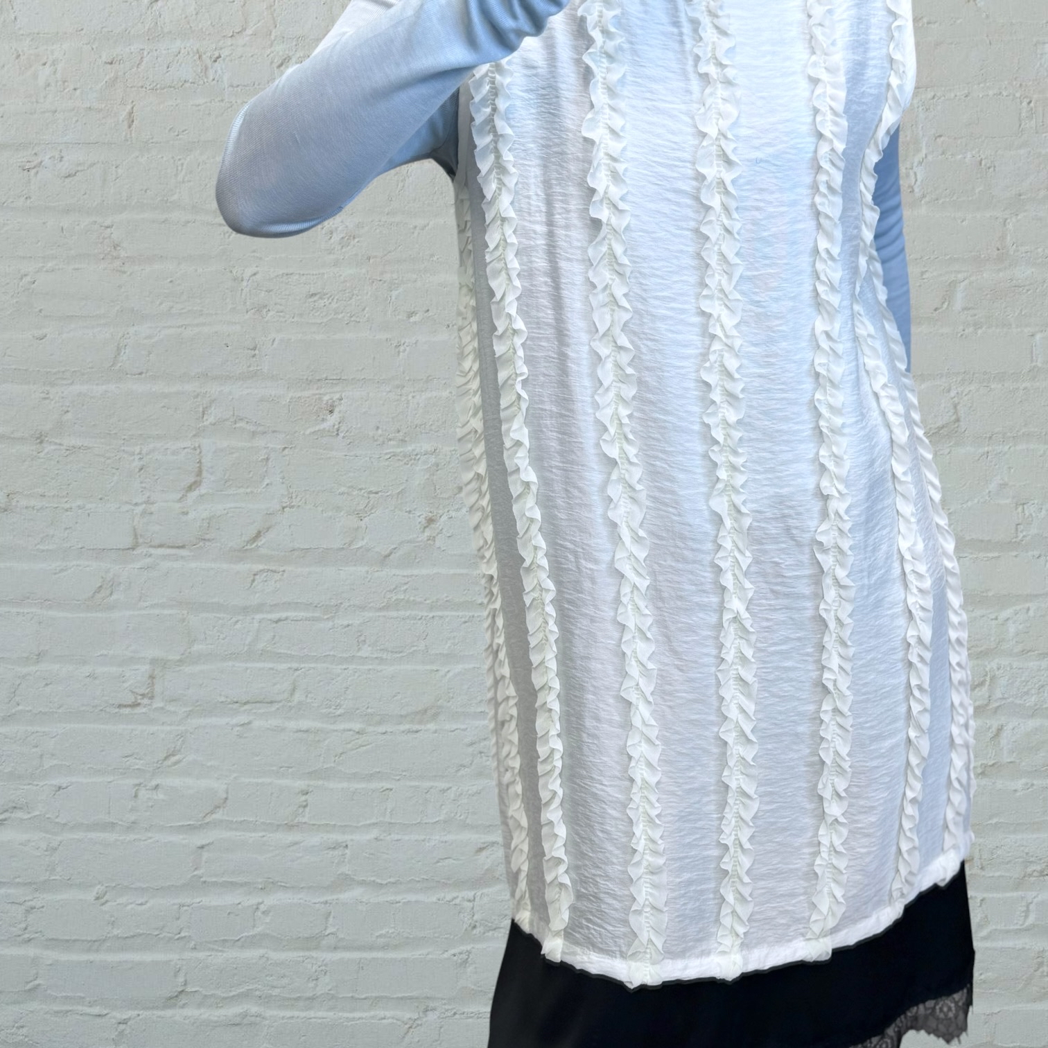 221143 立體荷葉邊連身裙