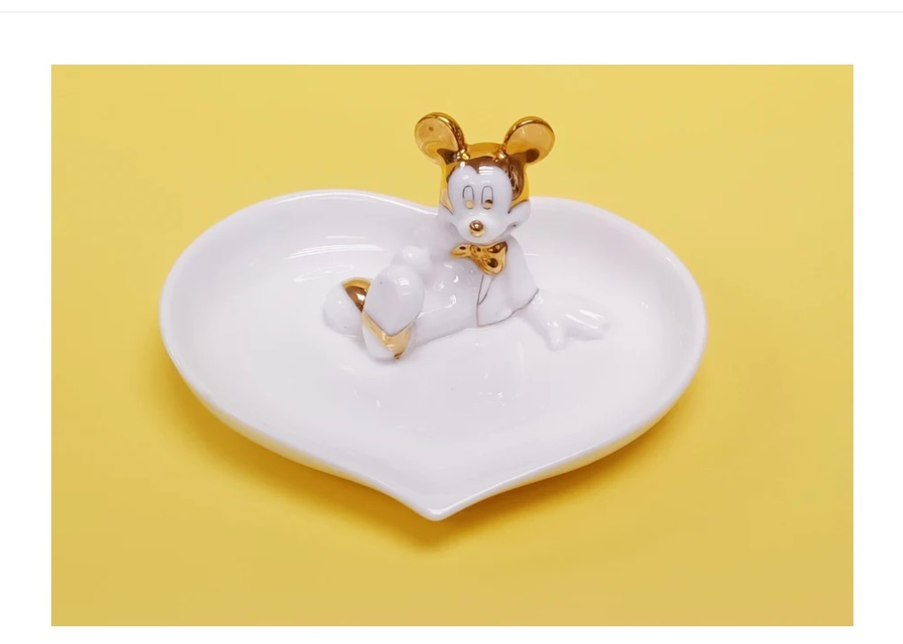 BONE CHINA TRAY 骨瓷收納托盤 Mickey Mouse   (KD-4)