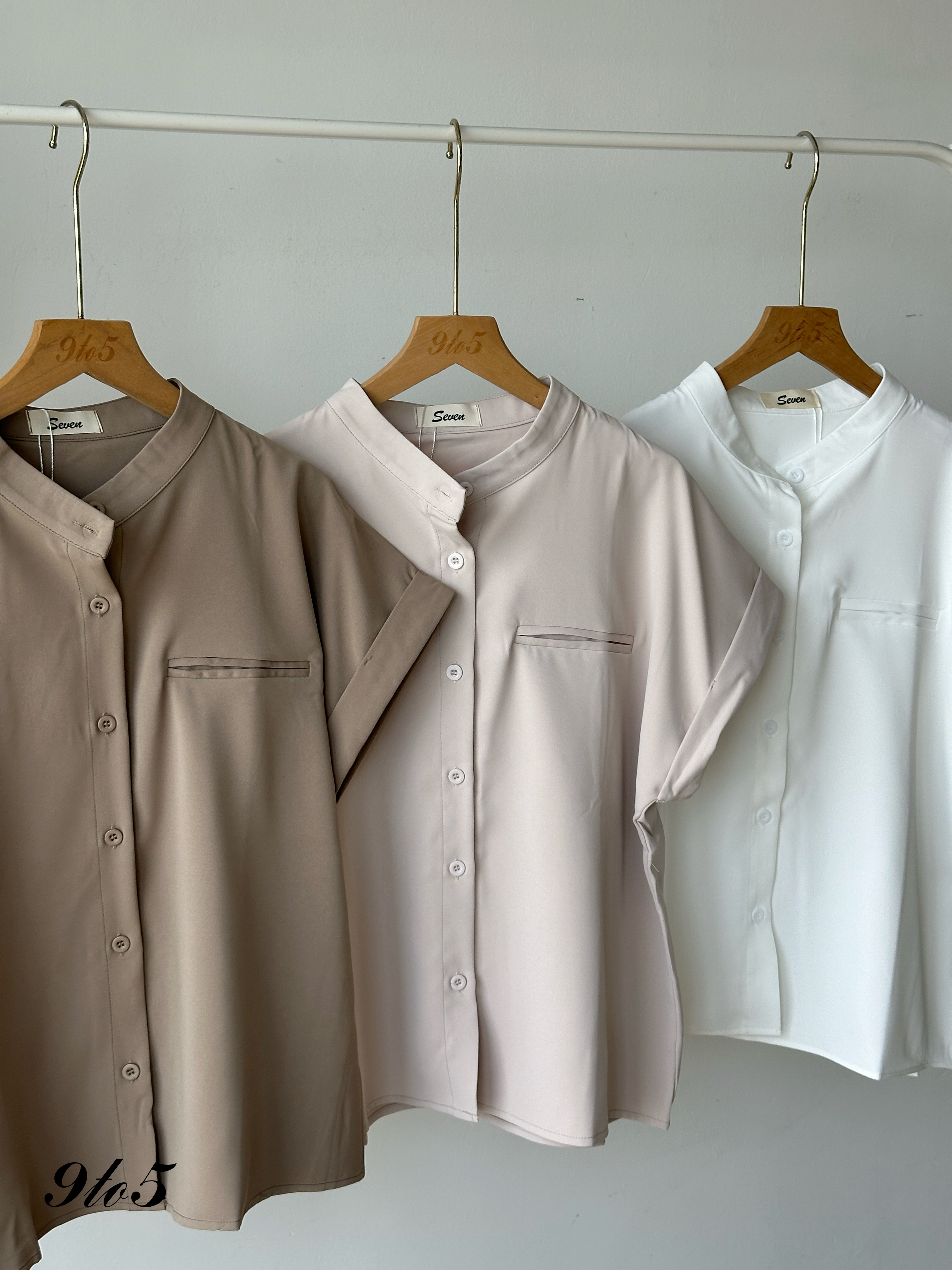 T4119 Cape Sleeve Shirt - 5 Colors 