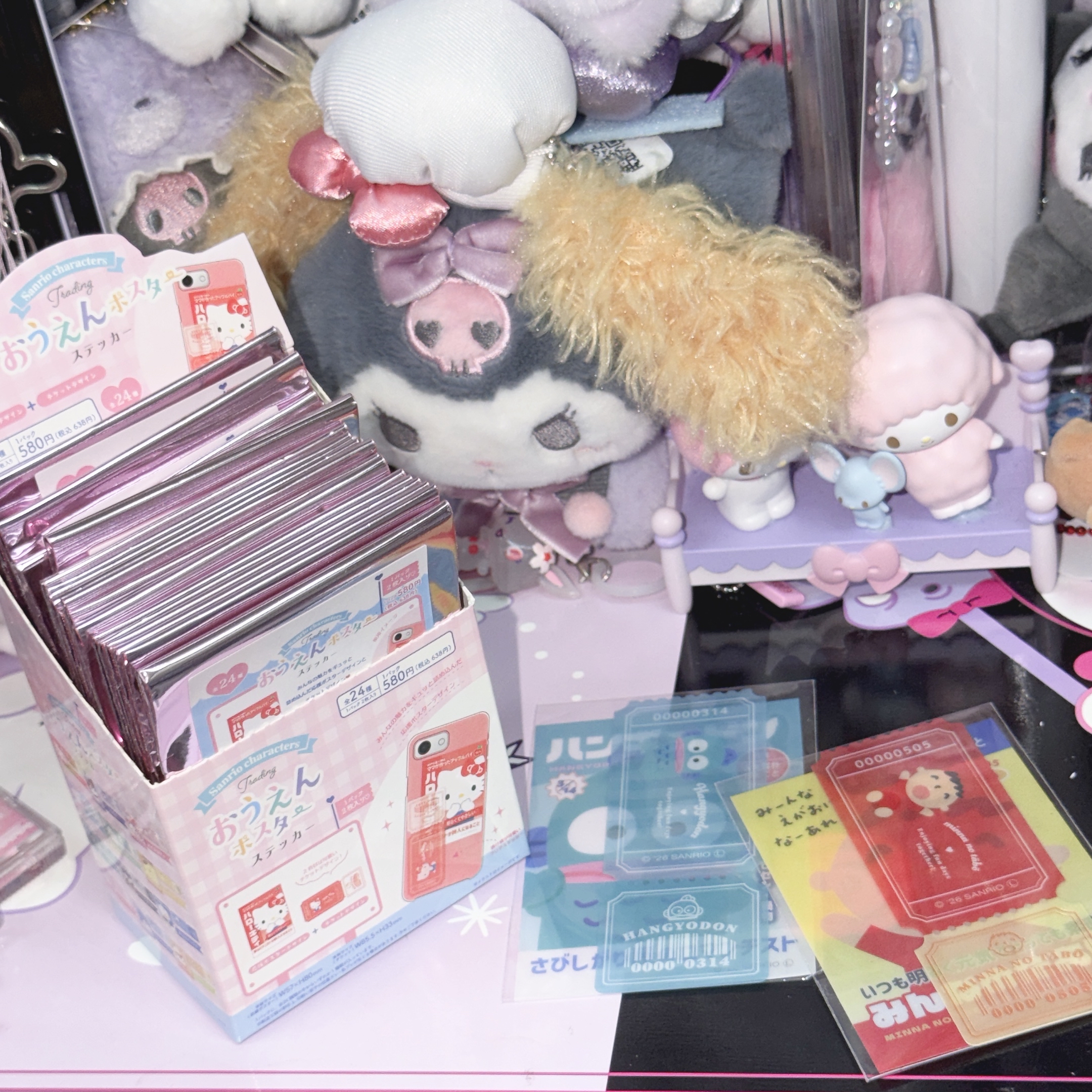 Sanrio 透明貼紙盲抽