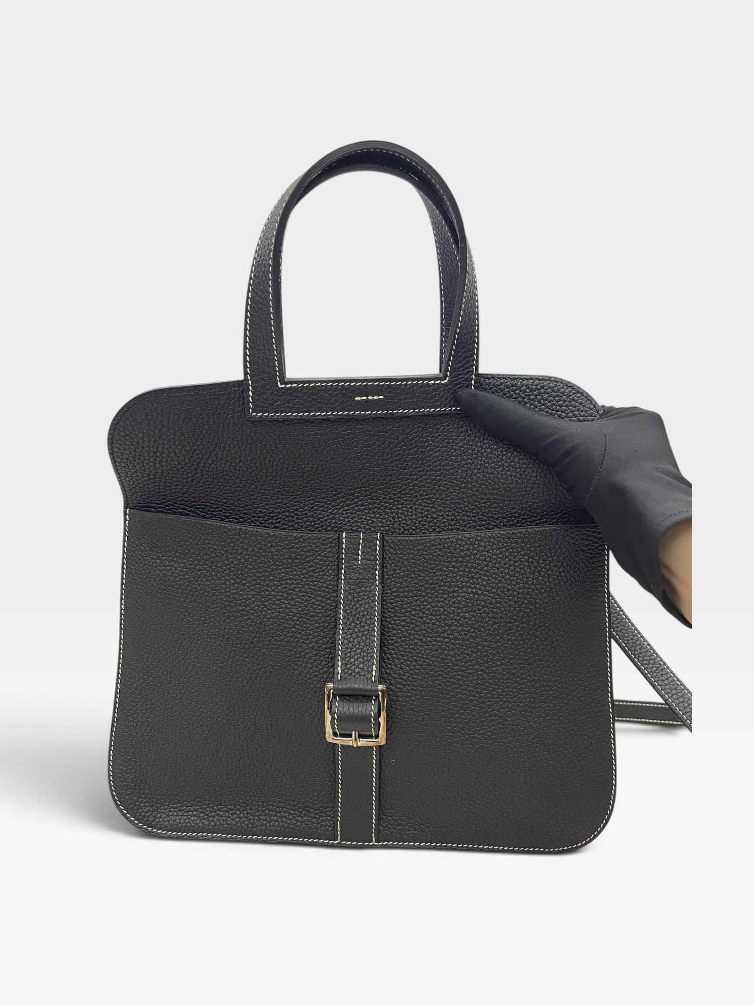 Pre-owned Hermes Halzan Togo / Stamp X/ Product Code: 100803
