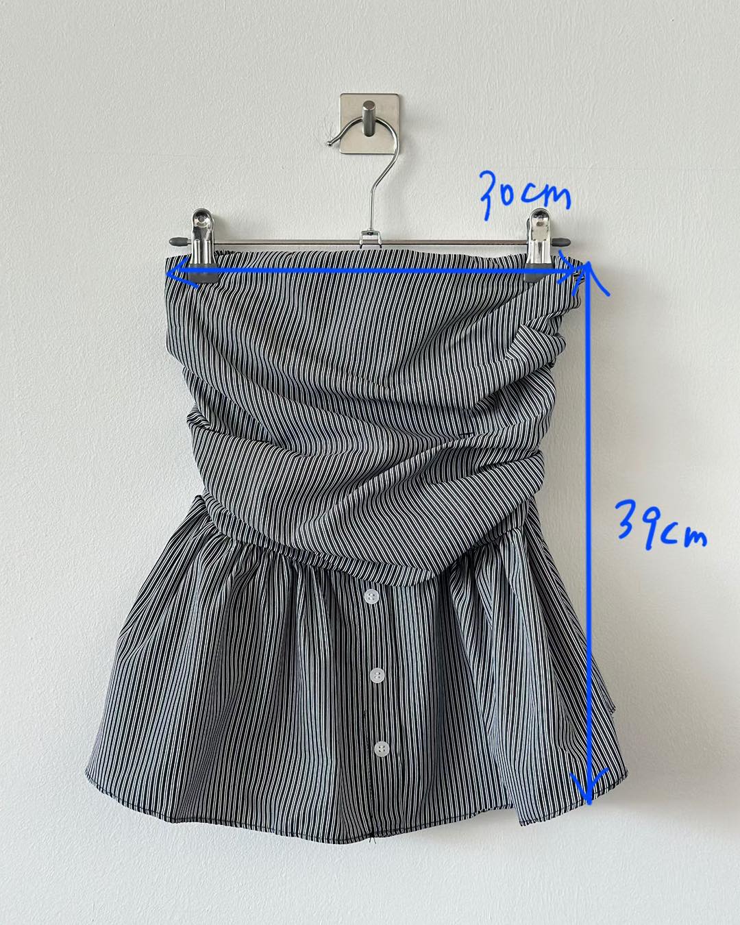 荷葉邊平口上衣