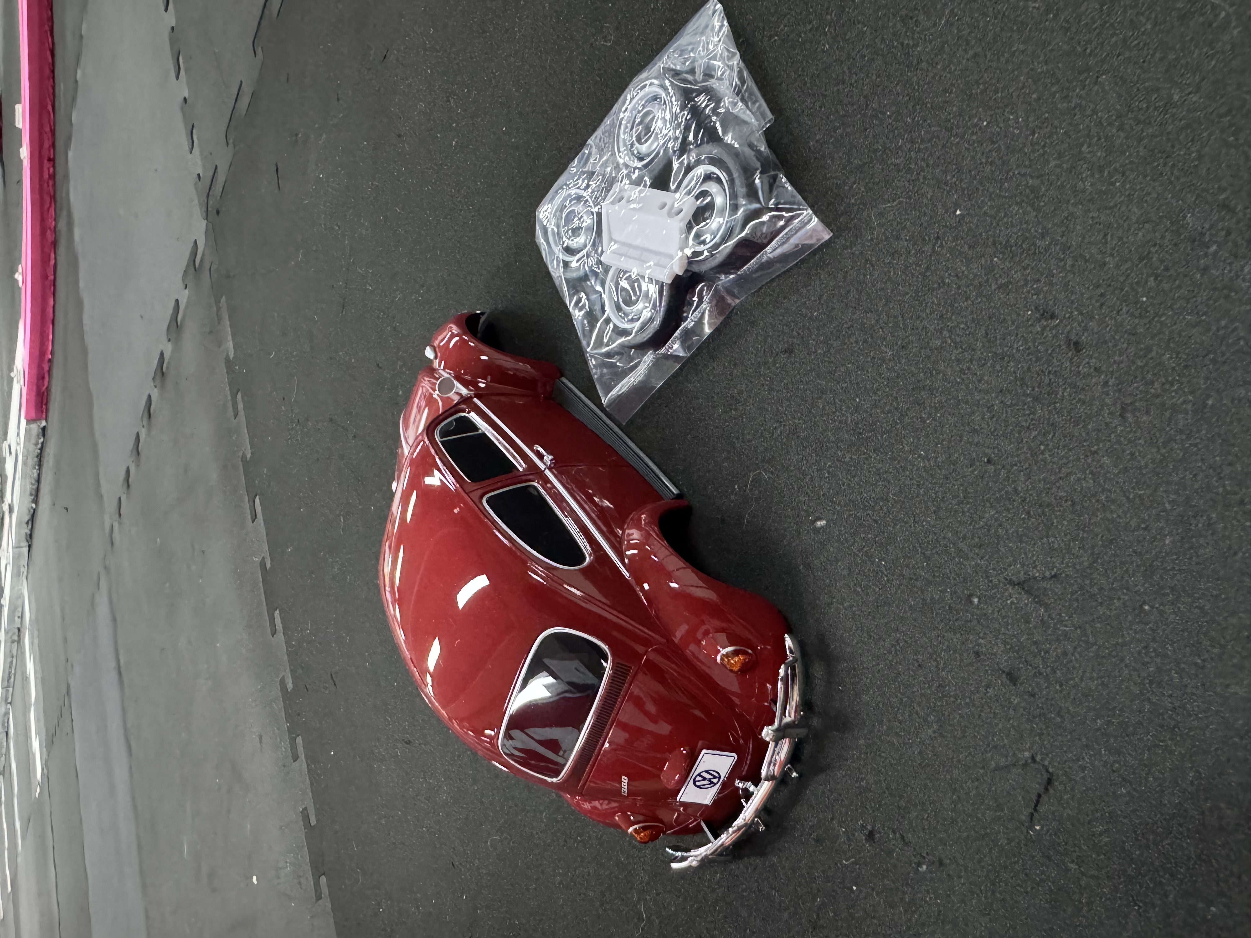 VW Beetle 1966 Model Ruby Red MZP164RR