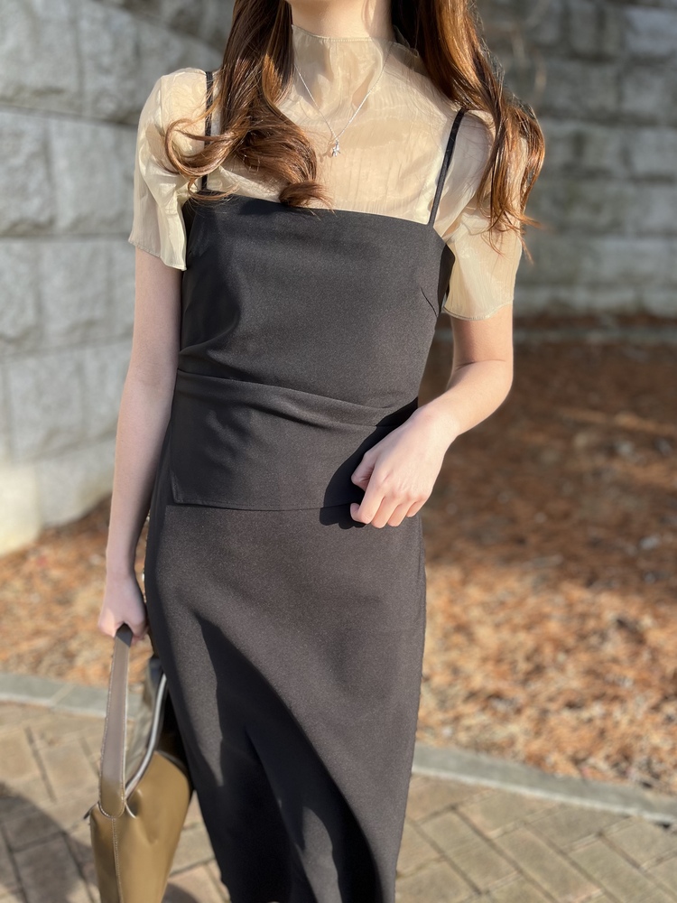 The Margaret Cami Dress (Black)