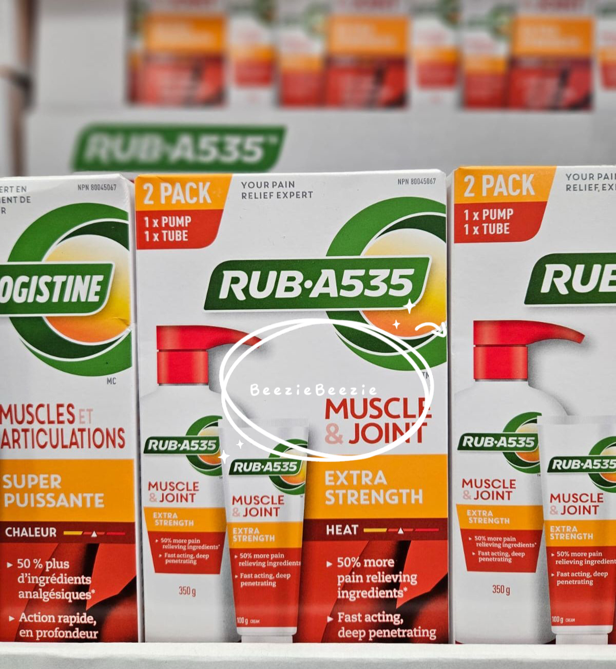 (預購 - 1月31號截單) 加拿大 Rub-A535 強力肌肉關節止痛膏 (350g + 100g)