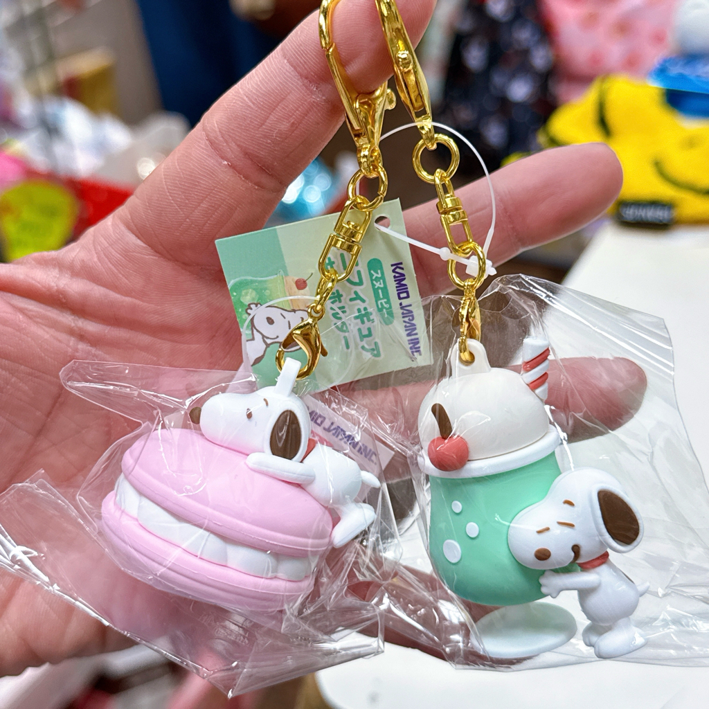 日本版Snoopy Olaf Woodstock 立體鎖匙扣