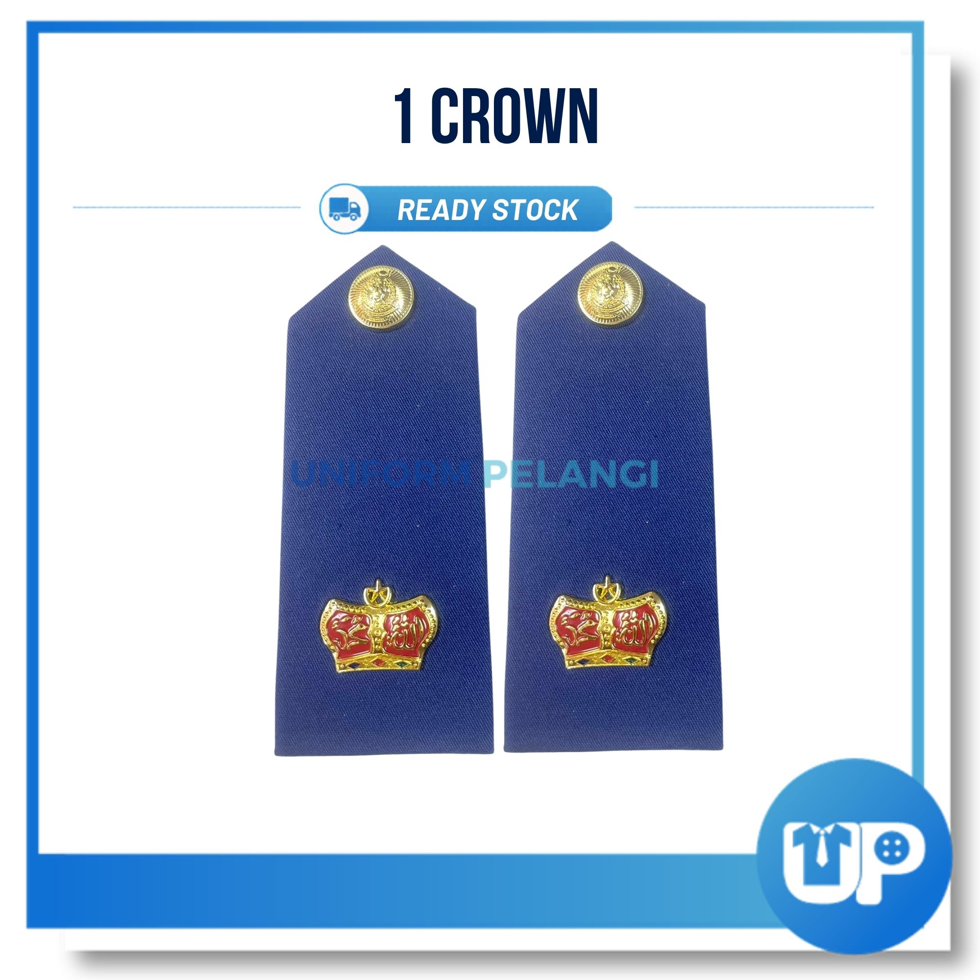 [PREORDER] Pangkat Epolet Bomba Tanda Pangkat Biru