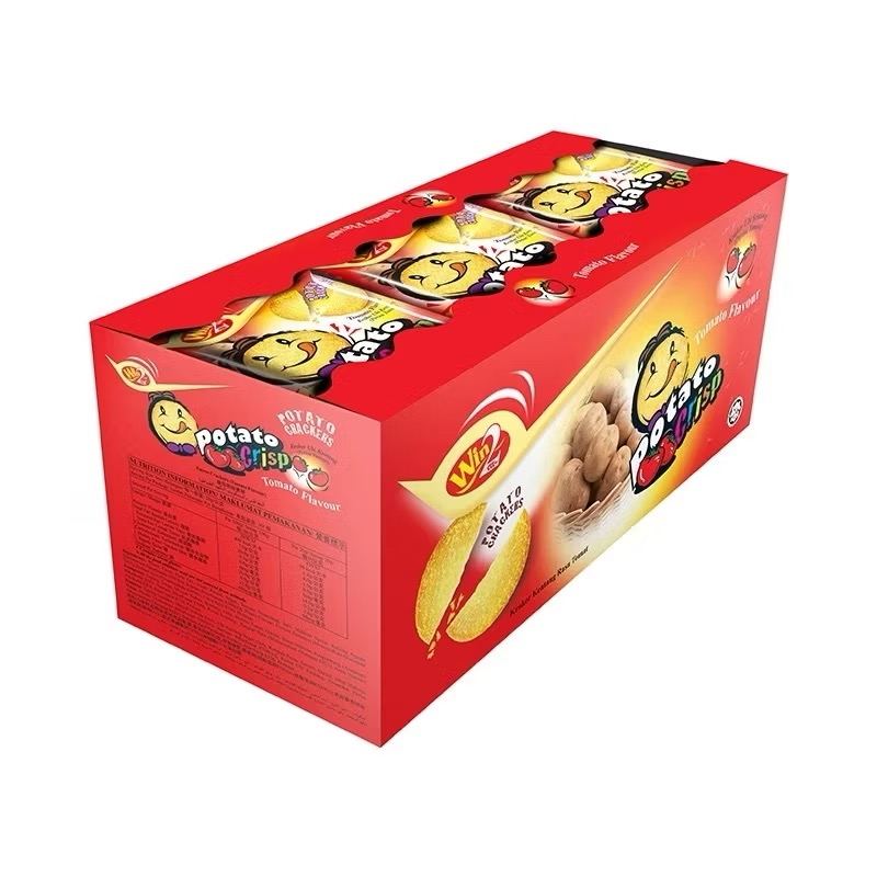 30pcs Win2 Potato Crisp Biskut [Vegetable/BBQ/Tomato/Curry/Sour Cream/Himalayan Salt]