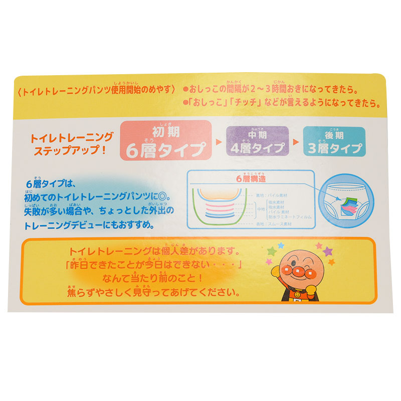 🇯🇵預訂 日本直送🇯🇵麵包超人滿印粉紅色六層學習褲兩件套裝