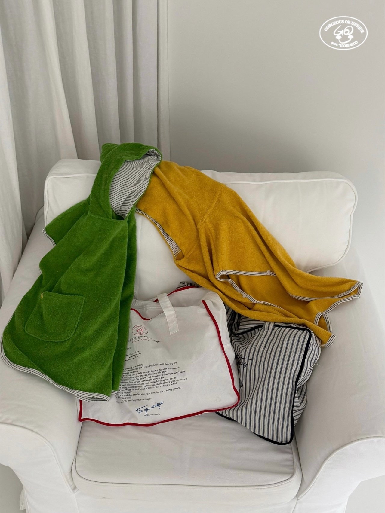 Gou | Hoodie Towel (Green L120-140)