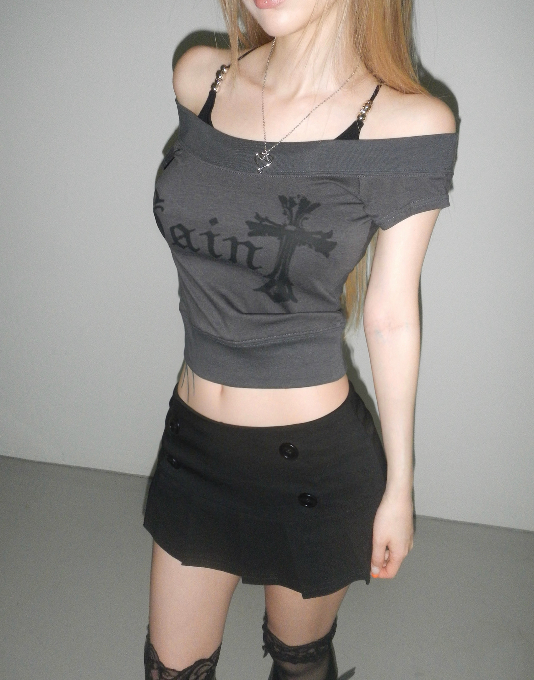 Beaded Strap Cross Back Cami