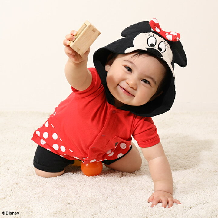 🇯🇵預訂 日本直送🇯🇵Babydoll x Disney五色人物造型連帽短袖連身服