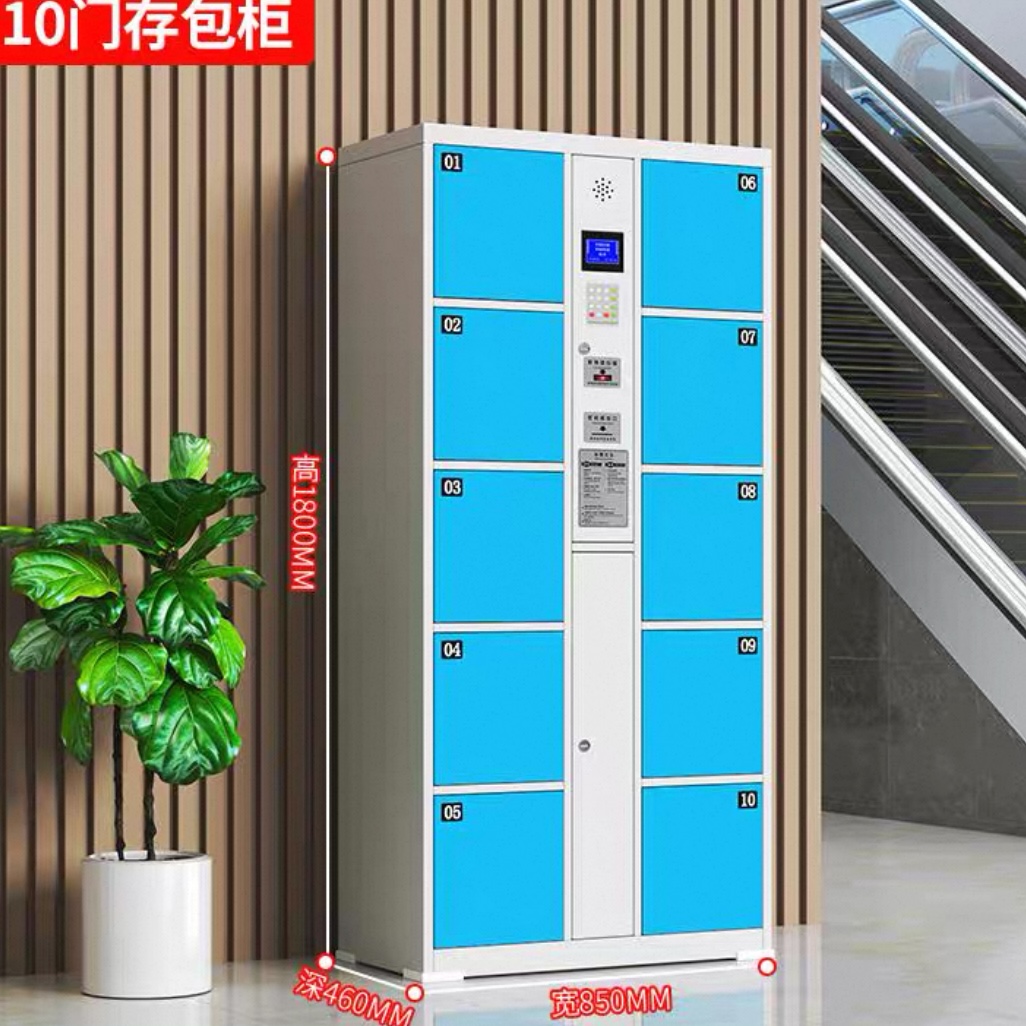 超市電子儲物櫃 學校商場人臉條碼智能寄存櫃 指紋掃碼儲物櫃 Storage locker