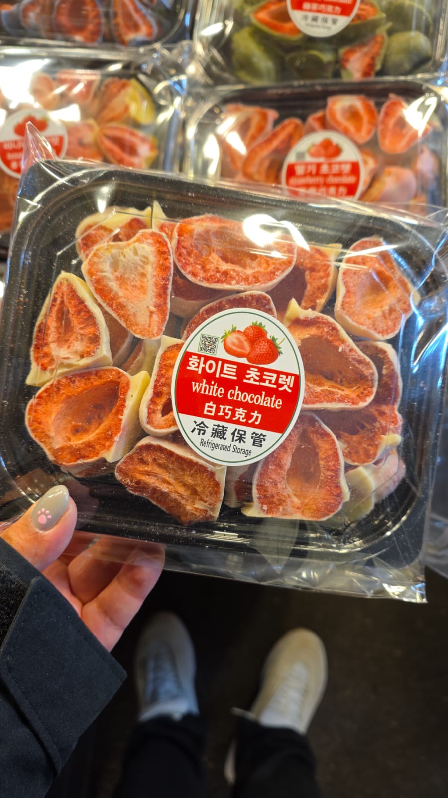 白朱古力士多啤梨乾