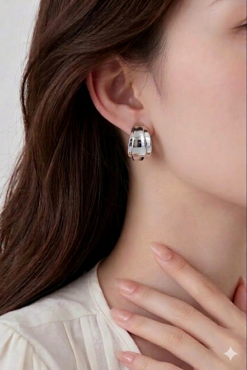 Double Layers Earring