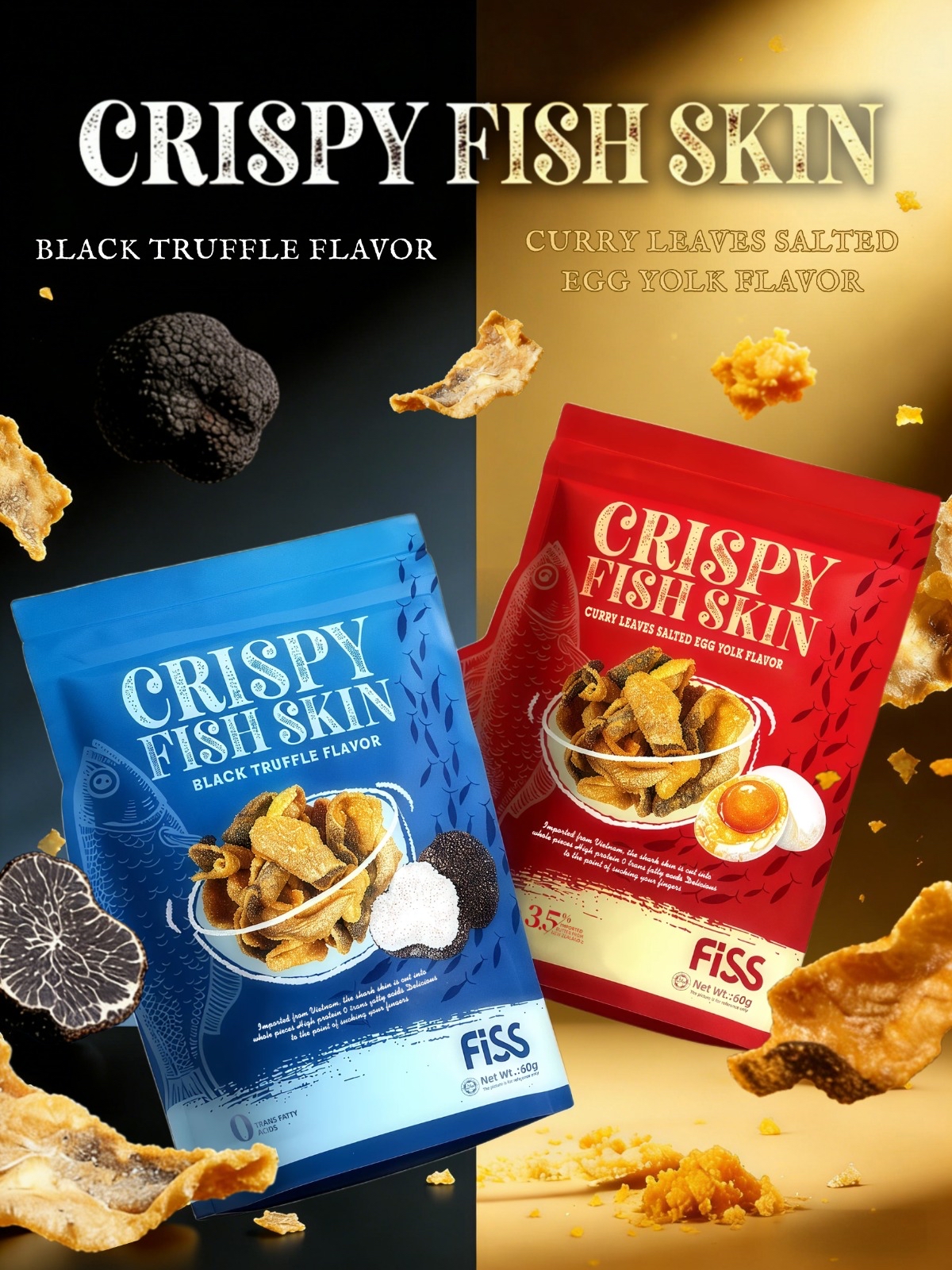 全新登場🎉FiSS香脆魚皮60g