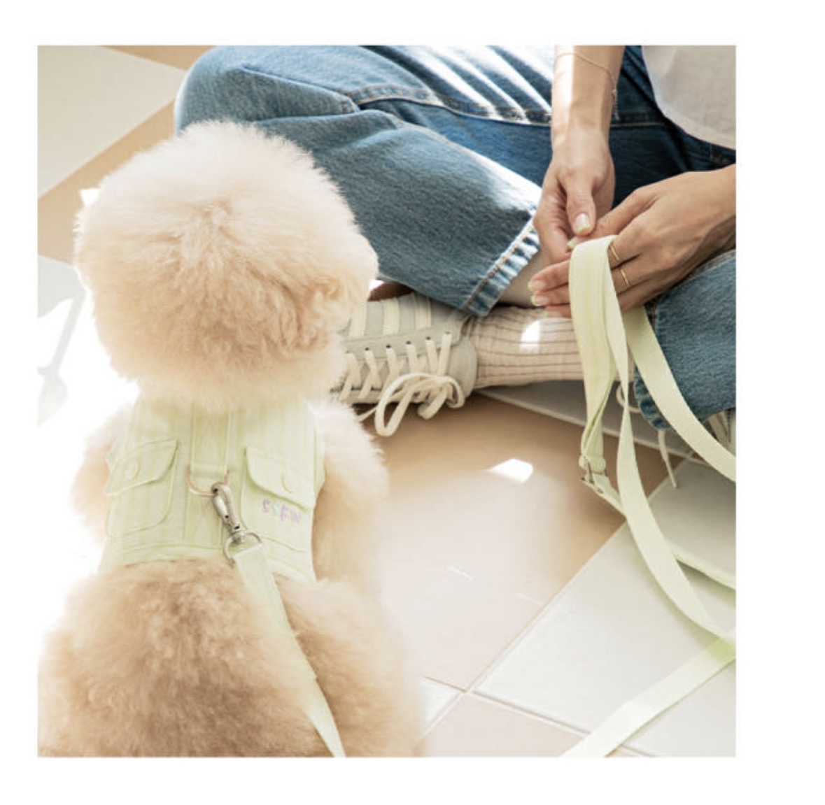 韓國🇰🇷 love walk pocket harness 