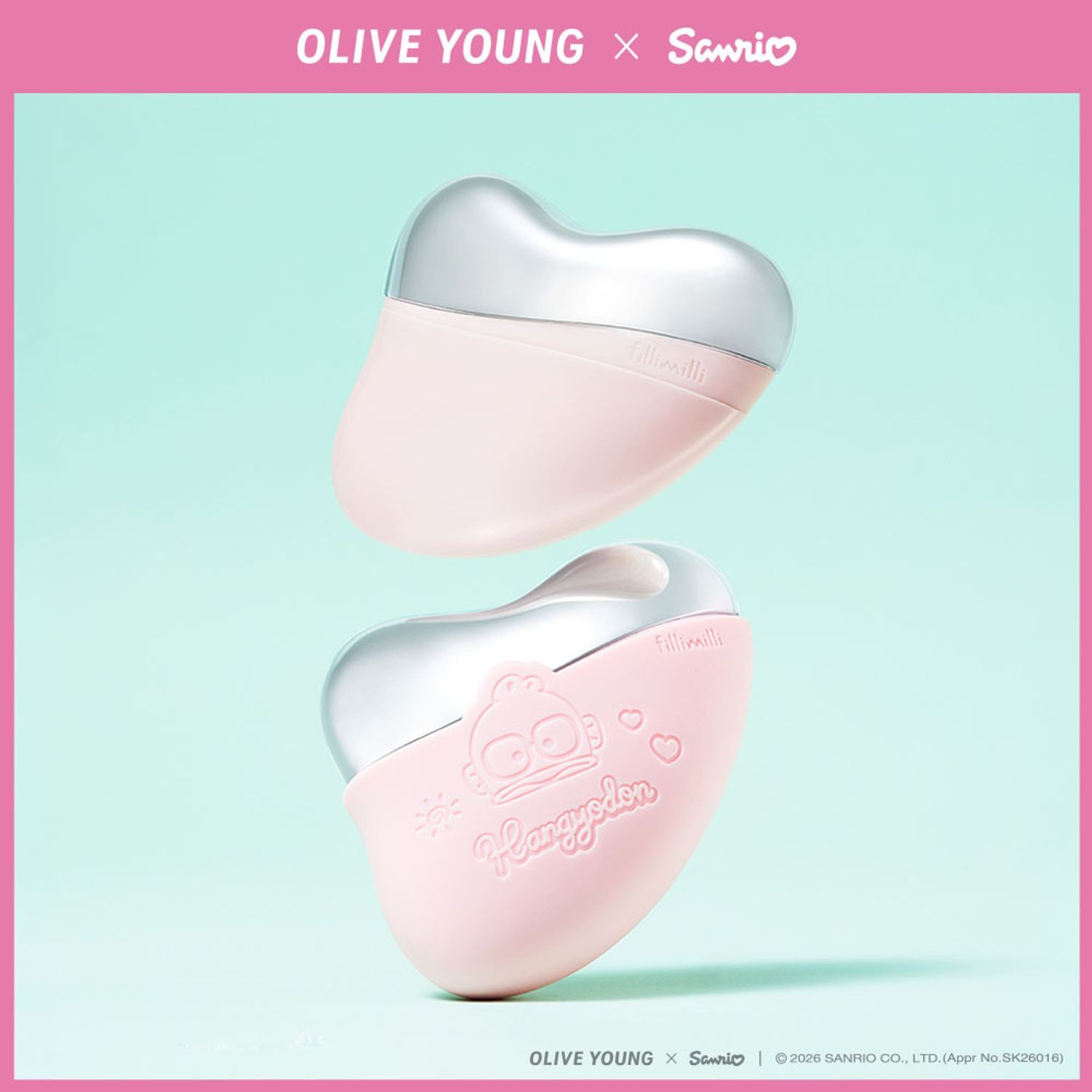 🌸OY人氣熱賣✨Sanrio x 🇰🇷 Fillimilli Cooling Massager Face Fit 冰感去水腫臉部按摩器+送Hangedon 矽膠套