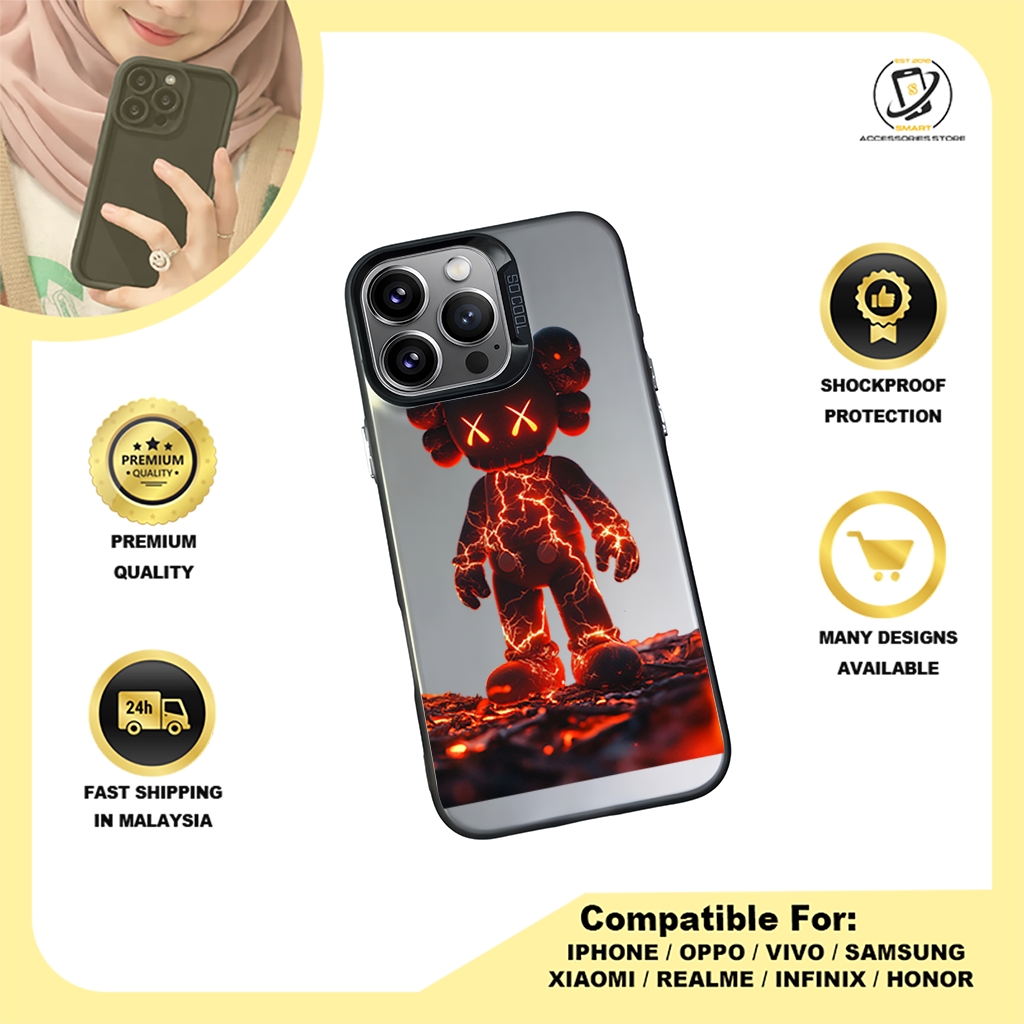 IMD CASE PHONE FOR OPPO - DESIGN KAWS B