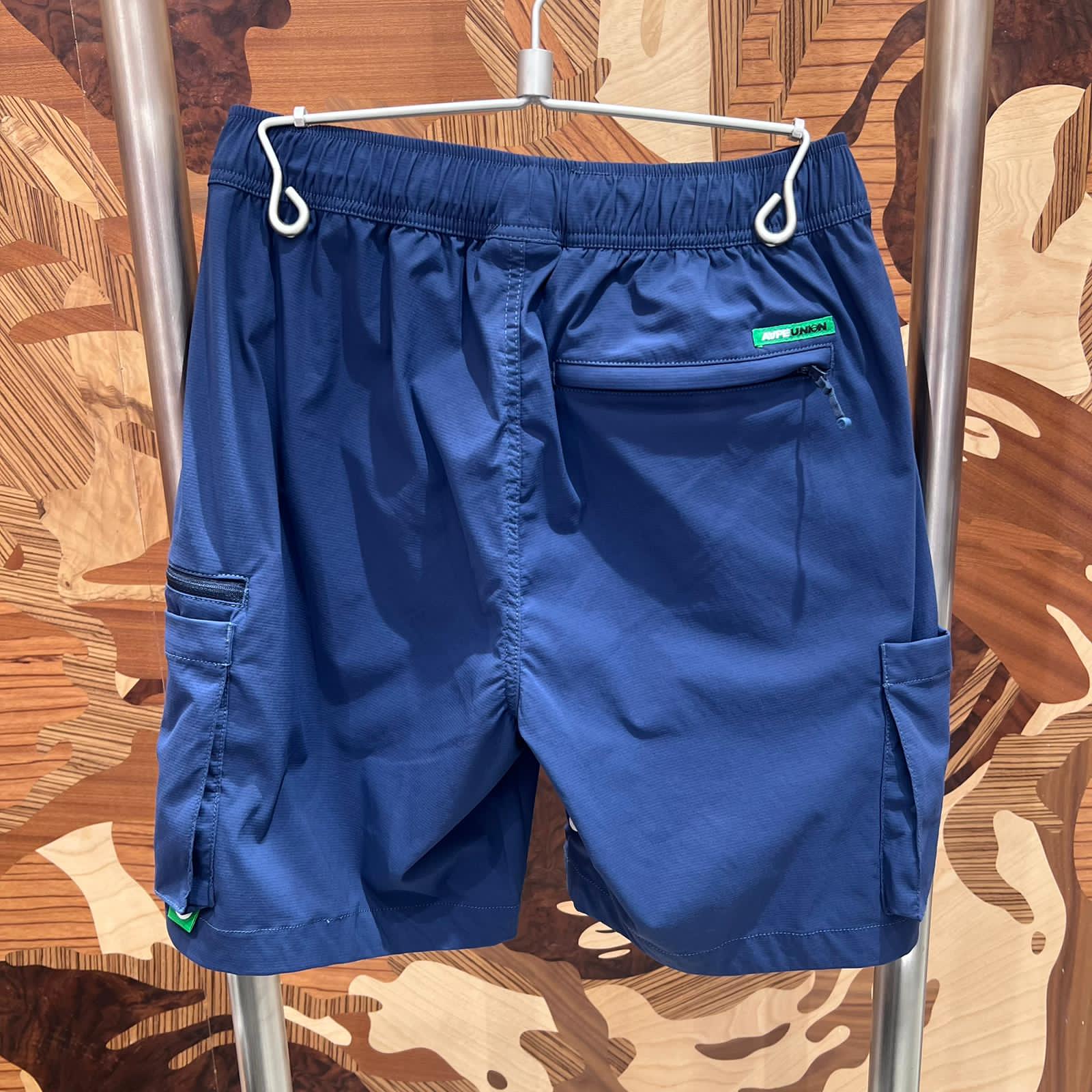 AAPE AAPEUNION utility logo shorts (D639)