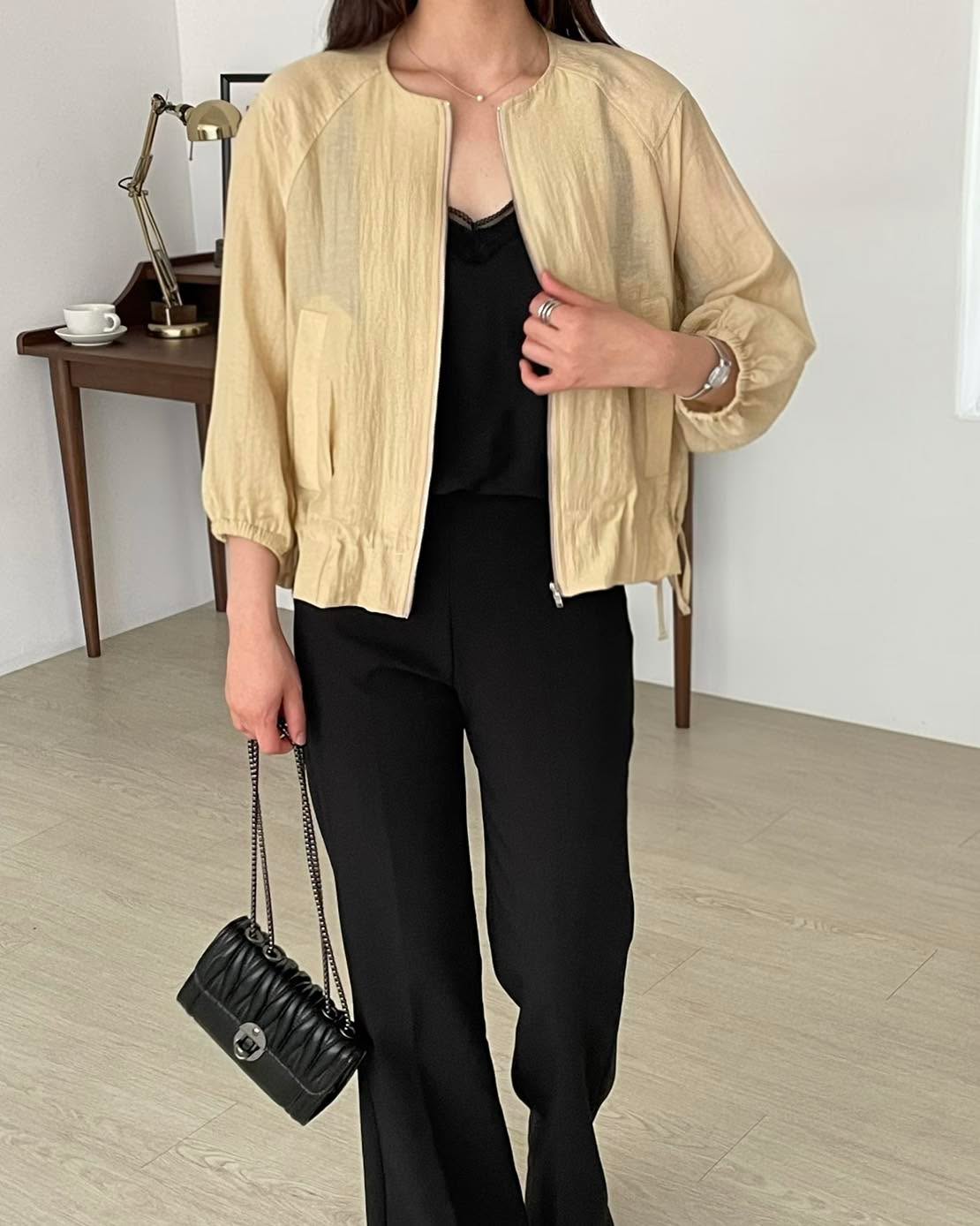 超薄中袖外套仔