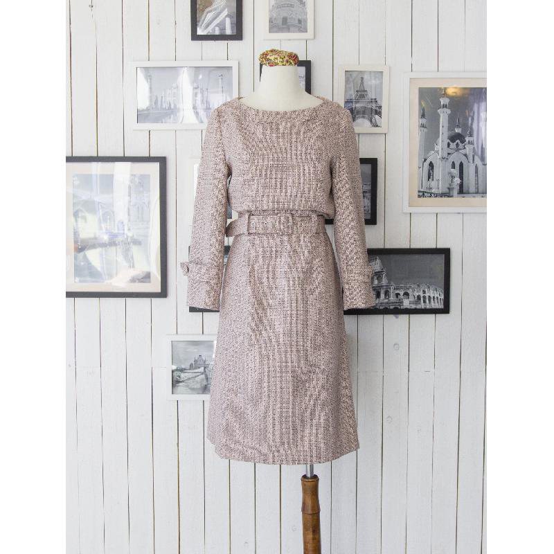 (SOLD OUT)1960s In-Vogue MOD Dress with Belt(FM073)