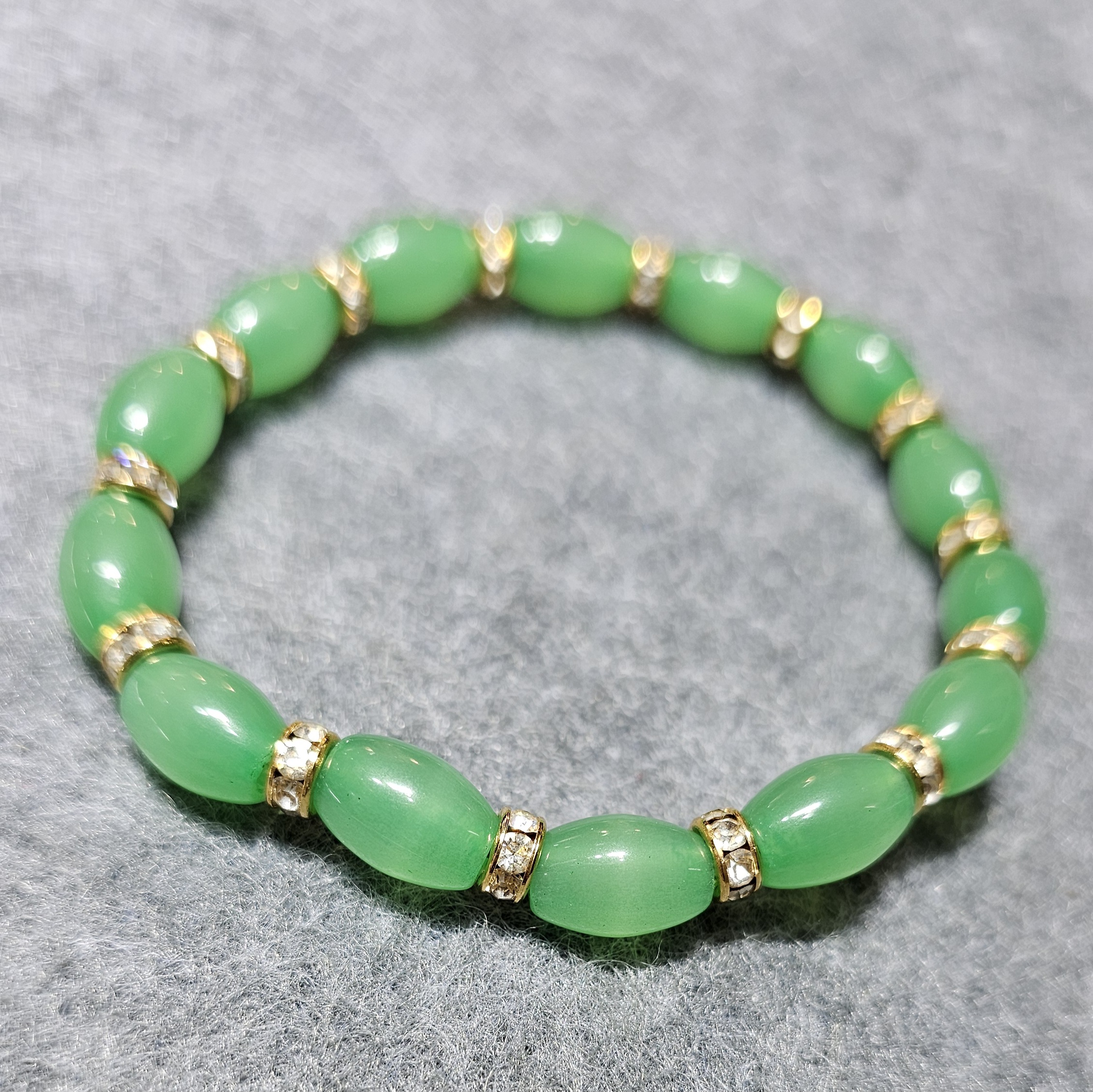 欖珠鑽石圈手鏈