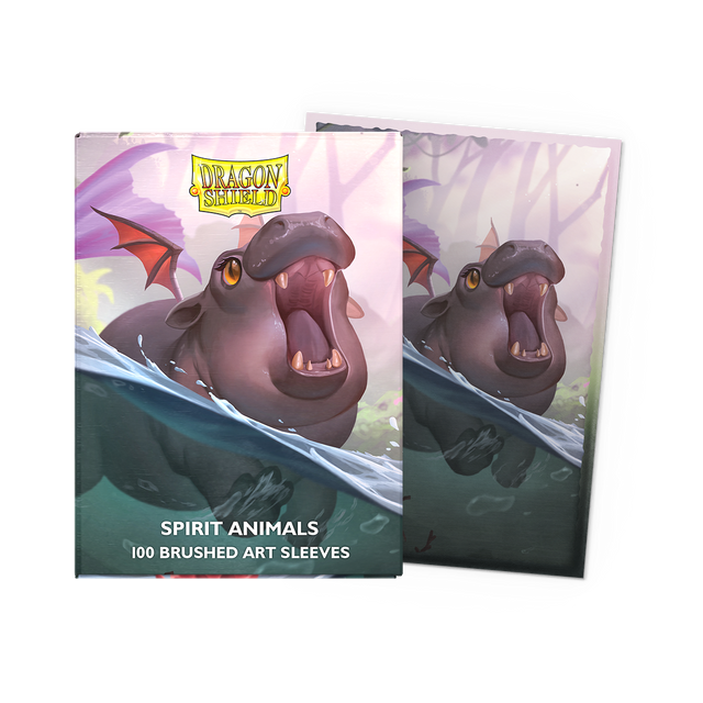 Dragon Shield - Standard Size - Dual Brushed Art - Spirit Animals - The Snortle - AT-12133
