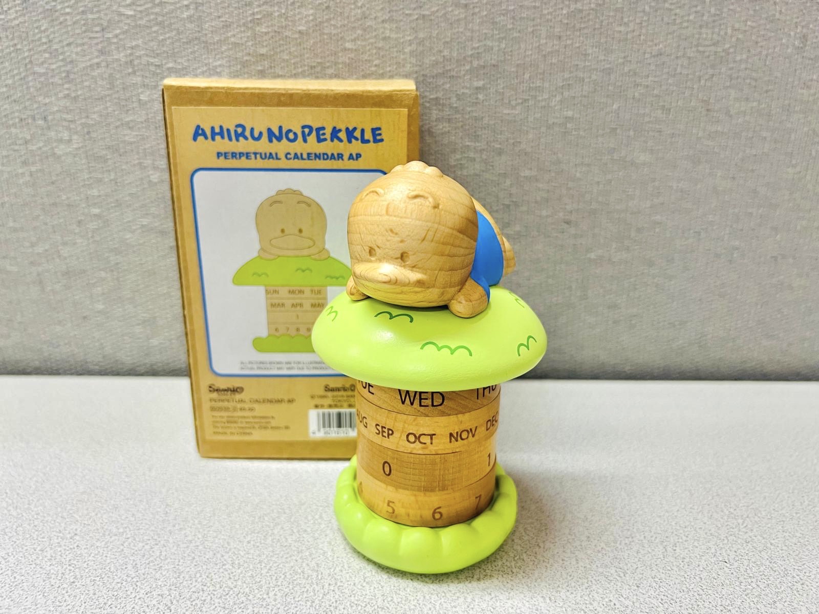 🎌日本直送🎌AP鴨 木製萬年曆擺設