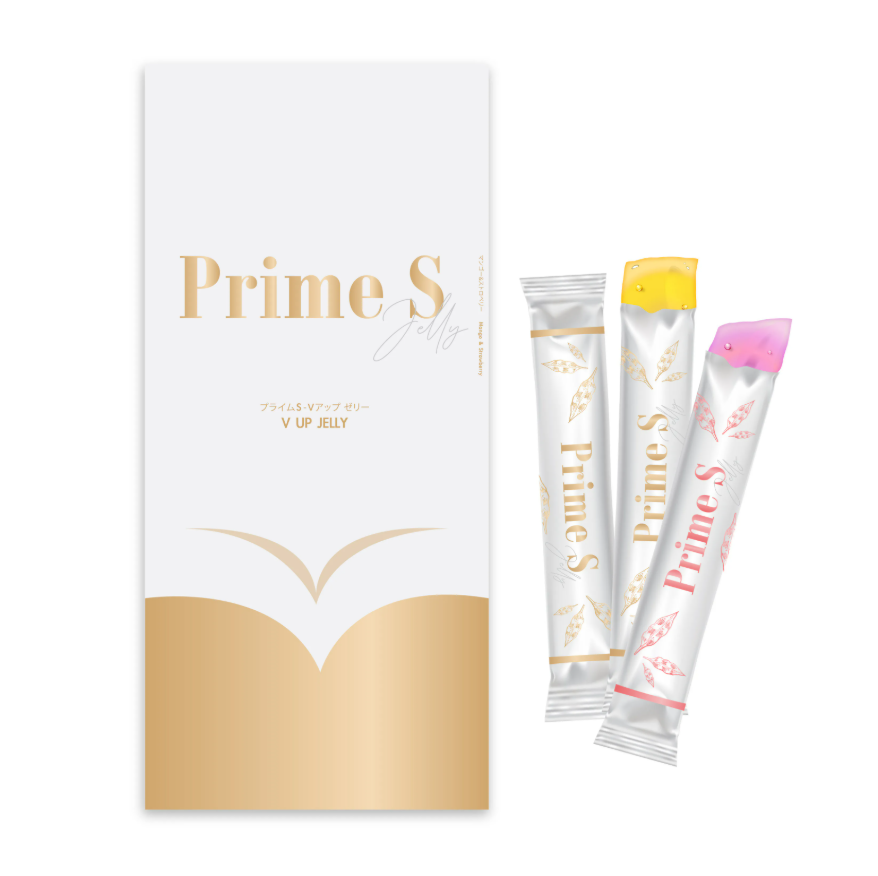 Prime S V塑美肌胎盤素豐胸啫喱 (芒果&士多啤梨口味)14條 